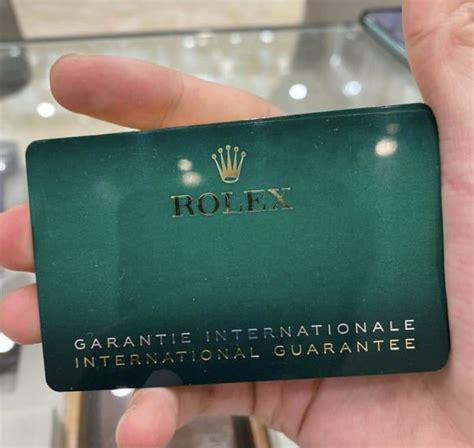 rolex garanzia 5 anni|rolex warranty card.